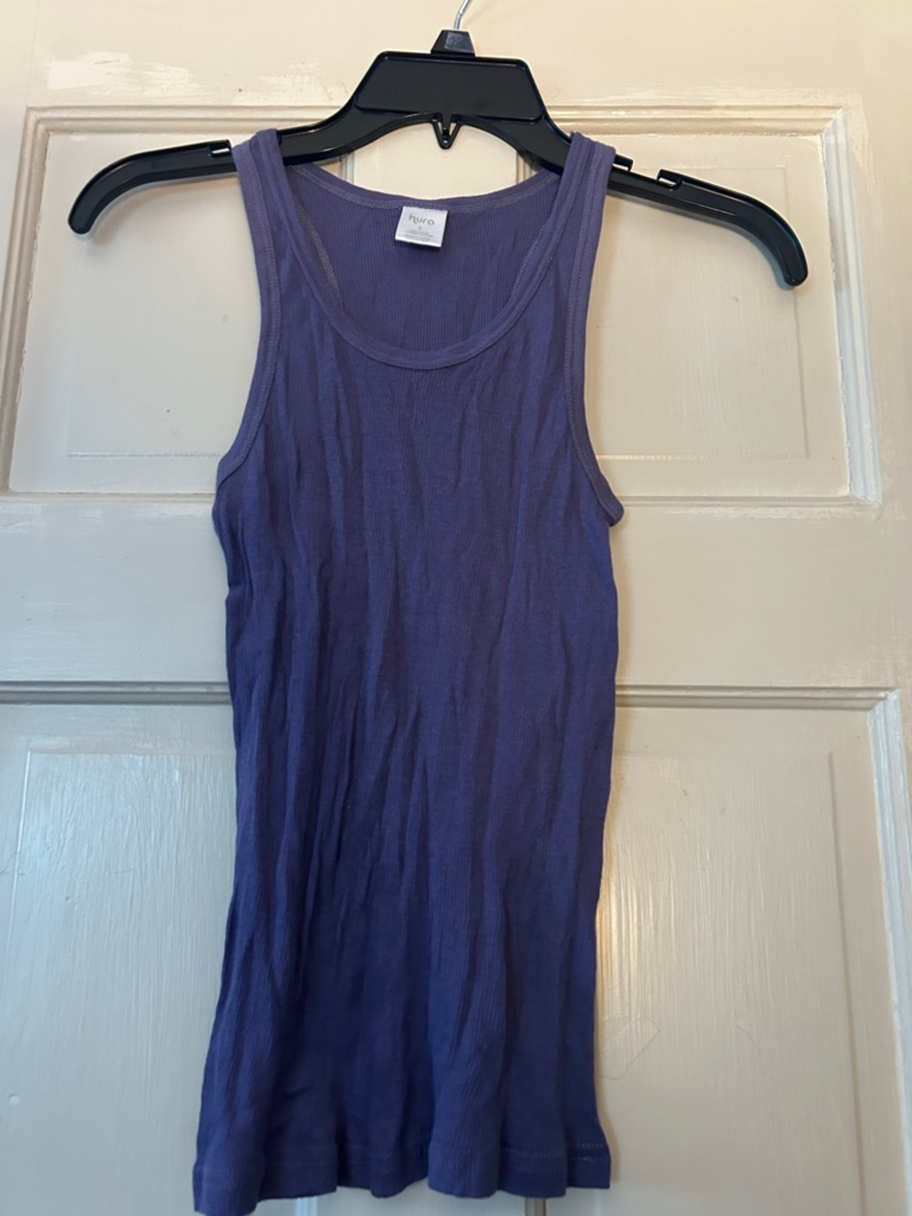 Kyra Ribbed Tank Top - Purple